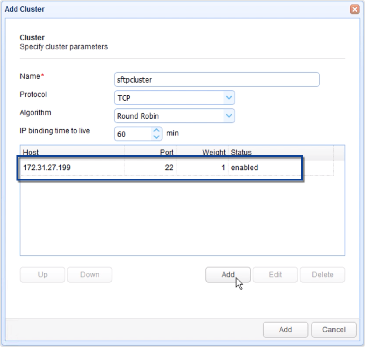 newly added host on ha cluster