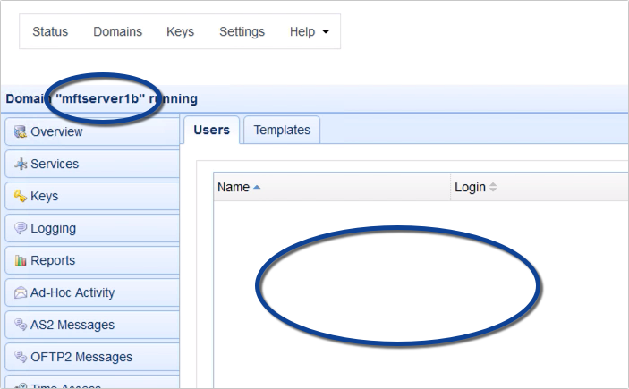 promote users from one mft server to another - empty users module-1