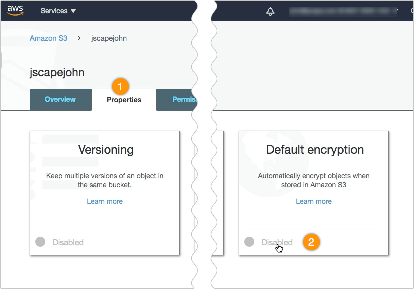 s3 aes 256 - s3 bucket default encryption