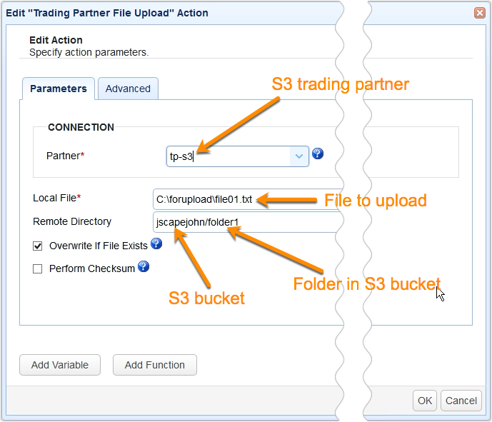 s3 aes 256 - trading partner file upload trigger parameters-1