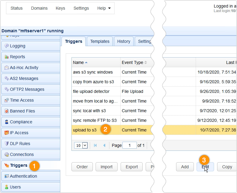 s3 aes 256 - trading partner file upload trigger