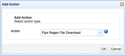 scheduling automated file transfers for files matching a regex 08