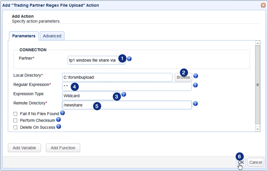 scheduling automated file transfers to a windows file share via smb - 14