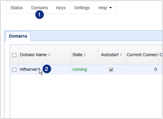 select domains