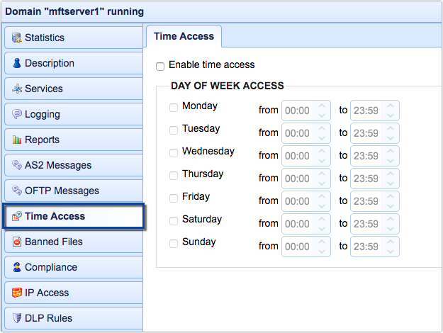 time based access