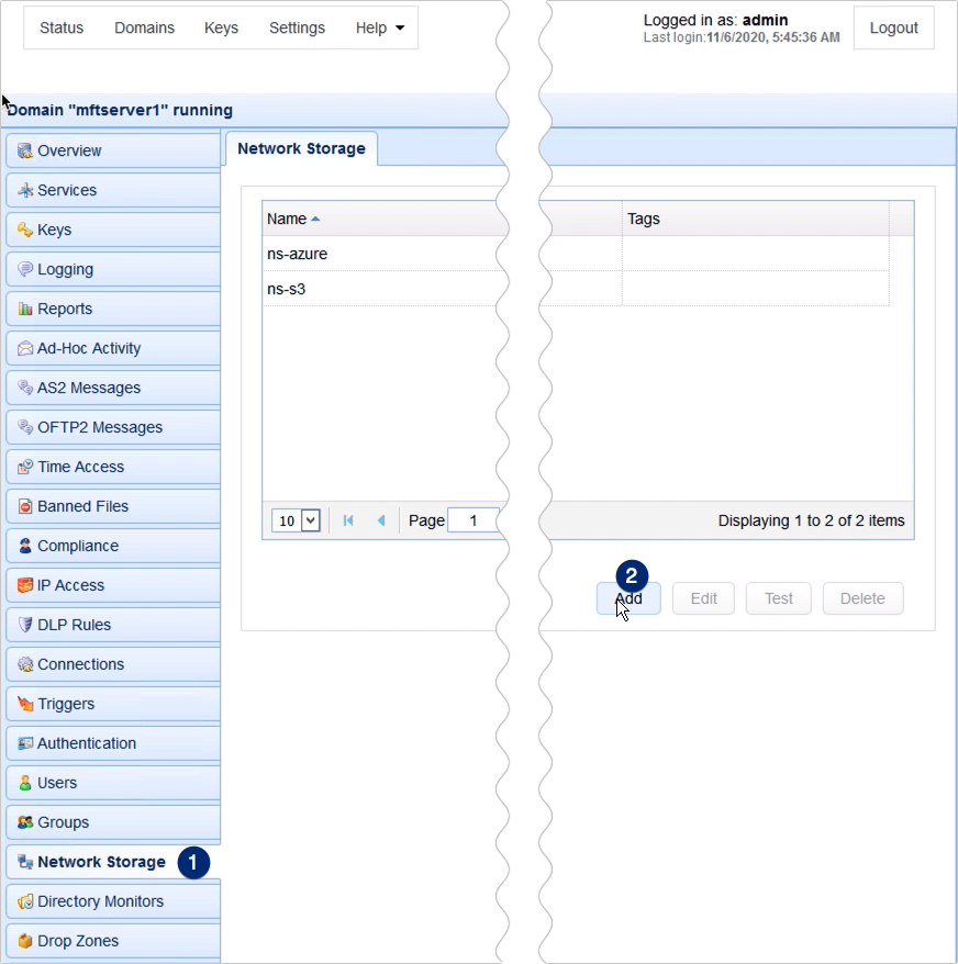 upload files to azure blog storage via ftp - network storage