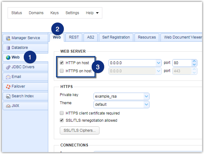 web file transfer http https