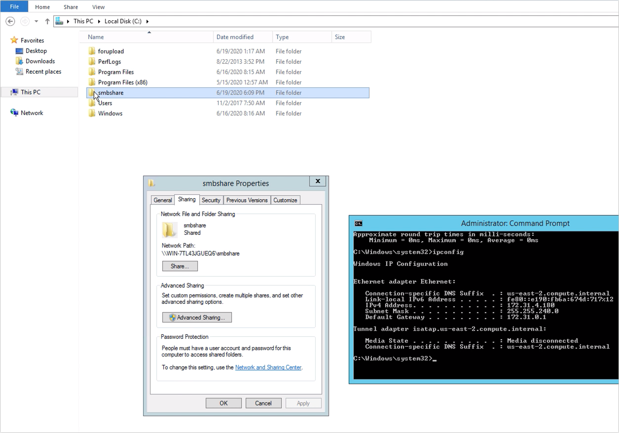 windows smb share as network storage for file transfer server - 23