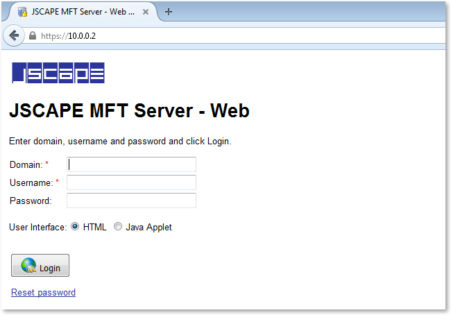 connecting to https http reverse proxy