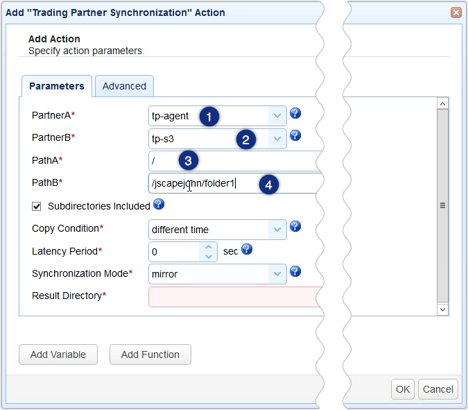 aws s3 sync windows - trading partner synchronization action parameters 1-1