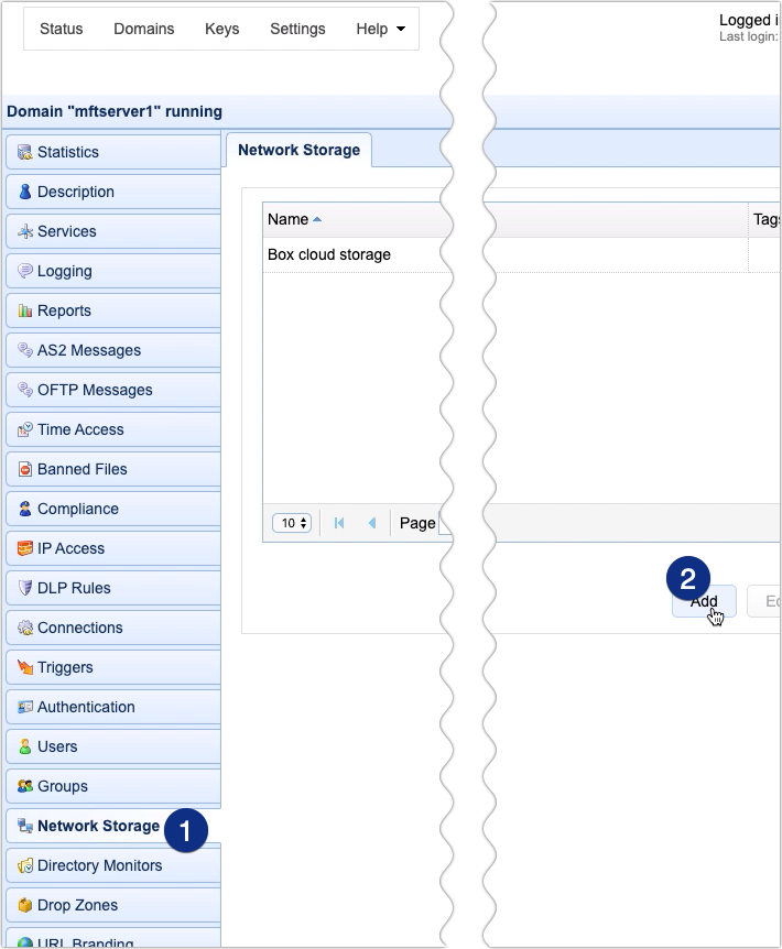 how to use dropbox as cloud storage for your mft server - 03