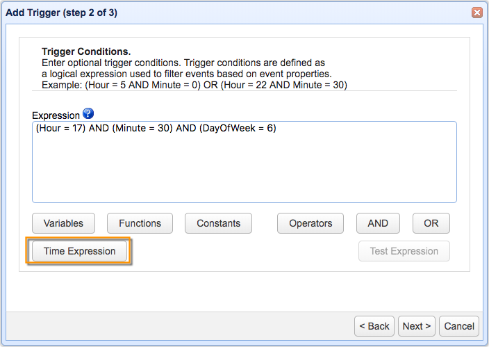 trigger condition for upload to google cloud storage