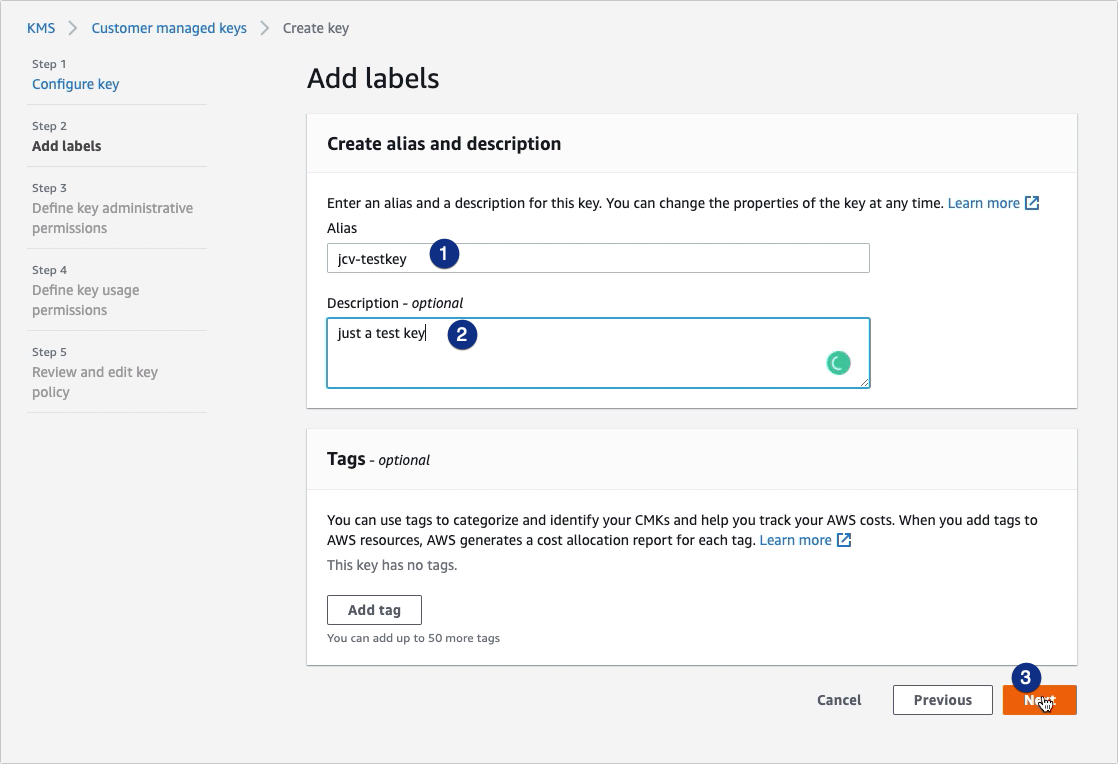 Using AWS KMS To Encrypt Files You Upload To Your S3 Trading Partner - kms key alias