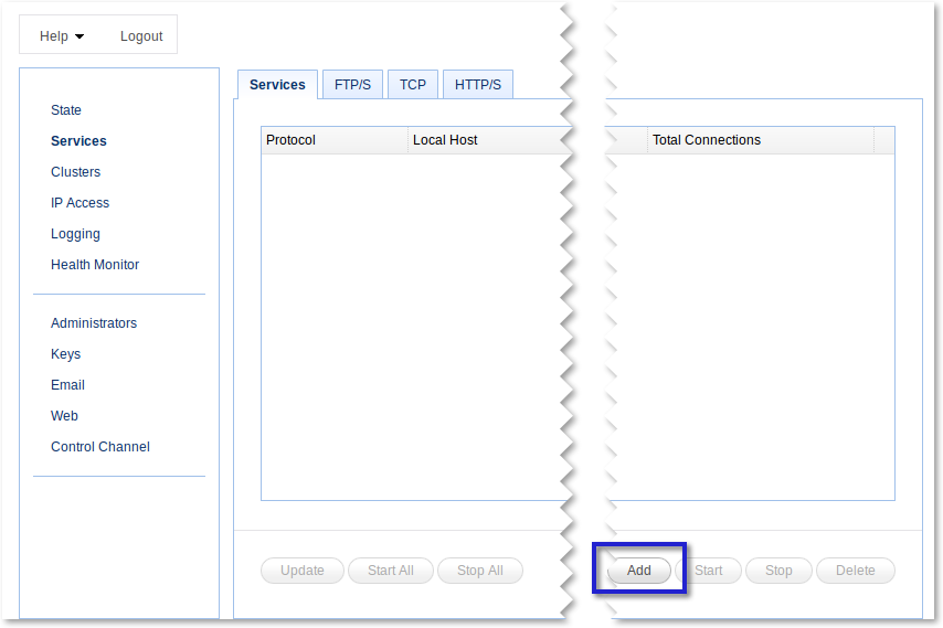 add https http proxy service