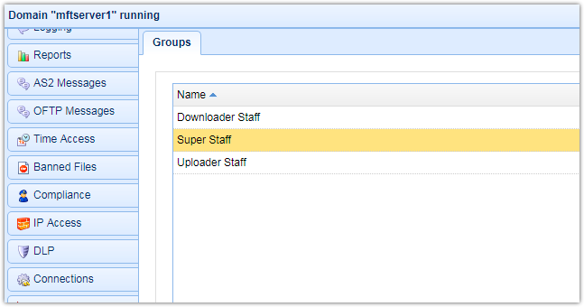 all groups mft server