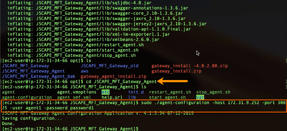 mft gateway agent agent-configuration command-1