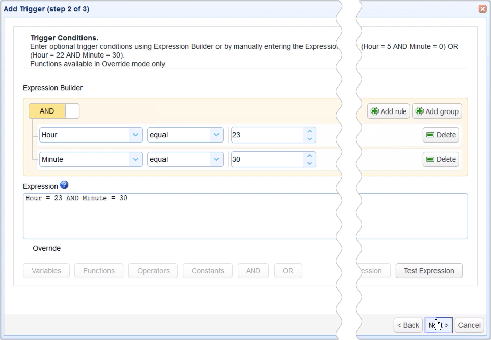 mirror ftp to s3 - add trigger conditions