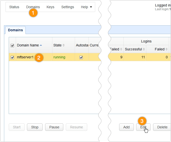 s3 aes 256 - mft server domain